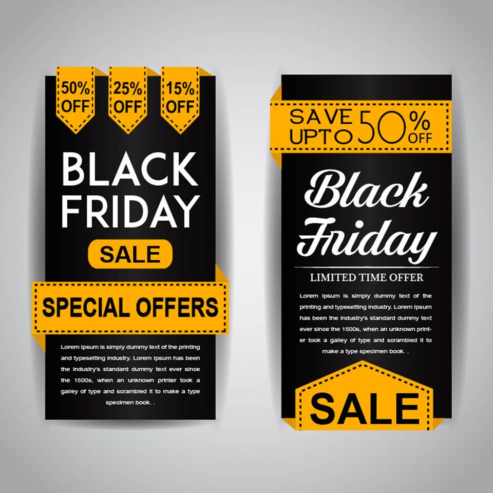 第四弹：30+黑色星期五促销广告物料素材 Black Friday Sales Graphics插图(5)