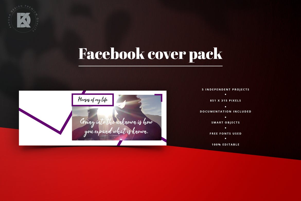 5款Facebook主页促销广告封面设计模板蚂蚁素材精选 Facebook Cover Pack插图(3)