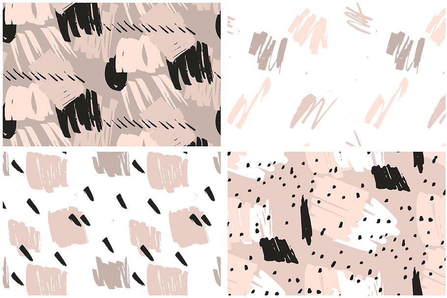 抽象图案笔刷&Instagram贴图模板大洋岛精选 Abstract Brushed Patterns & Stories插图12