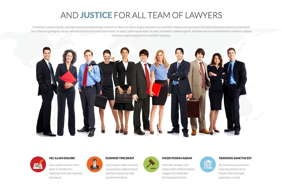 律师事务所官网Joomla模板第一素材精选 Hot Justice插图(2)