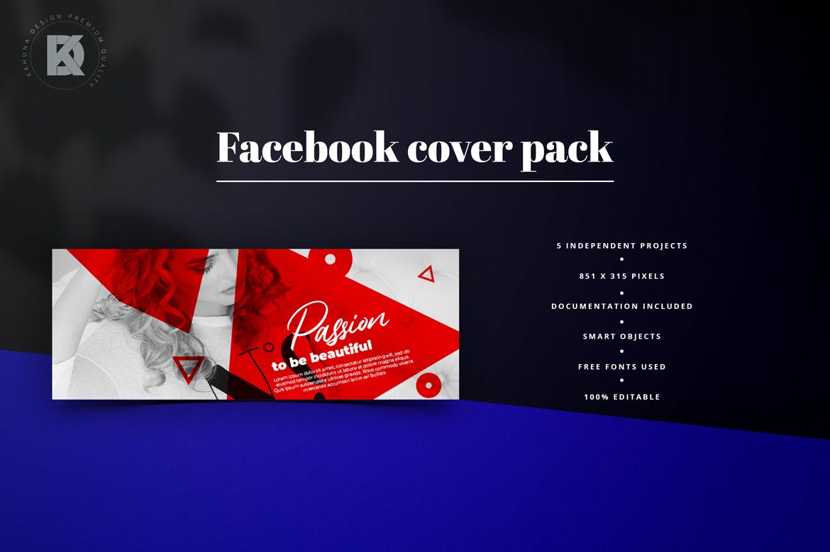 行业通用Facebook主页Banner设计模板第一素材精选 Facebook Cover Banners Pack插图(1)