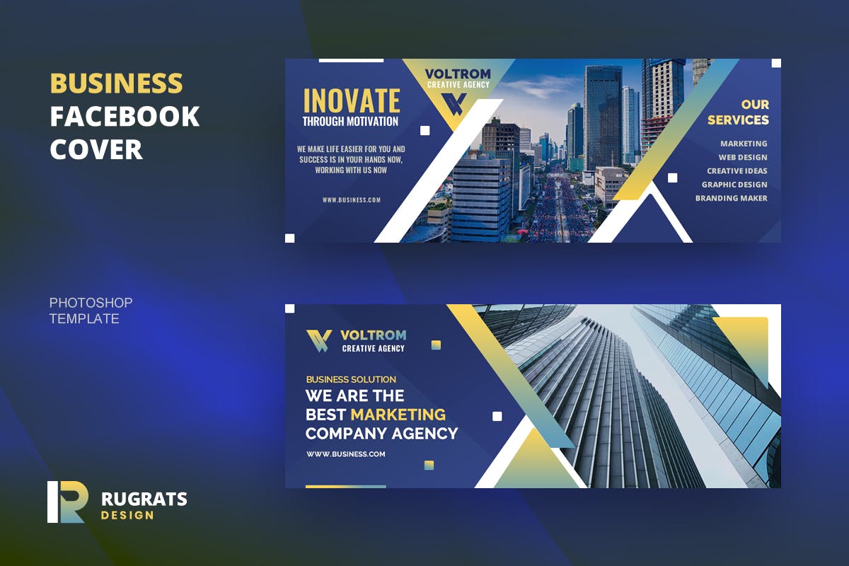 商务主题风格Facebook封面设计模板大洋岛精选 Business R5 Facebook Cover Template插图 商务主题风格Facebook封面设计模板大洋岛精选 Business R5 Facebook Cover Template插图