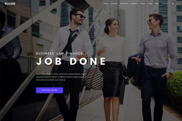 商业合作商务咨询多用途HTML模板蚂蚁素材精选 Corporate MultiPurpose HTML Template for Business插图(2)