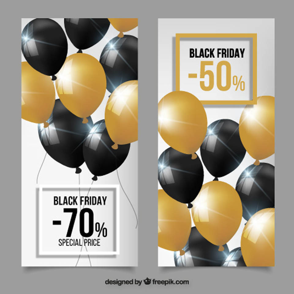 第四弹：30+黑色星期五促销广告物料素材 Black Friday Sales Graphics插图38