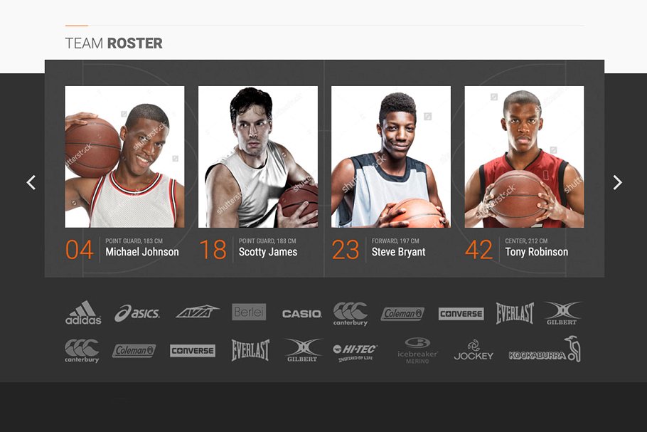 篮球训练营篮球主体Joomla主题模板第一素材精选 Hot Basketball插图(4)