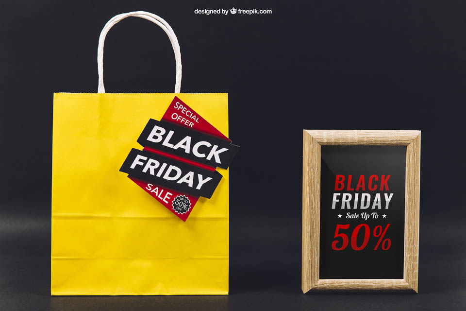 第四弹：30+黑色星期五促销广告物料素材 Black Friday Sales Graphics插图42