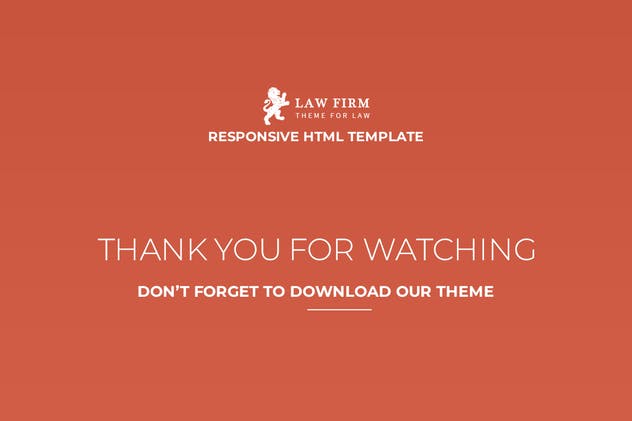 律师事务所响应式网站设计HTML5模板蚂蚁素材精选 Law Firm – Responsive HTML Template插图(3)