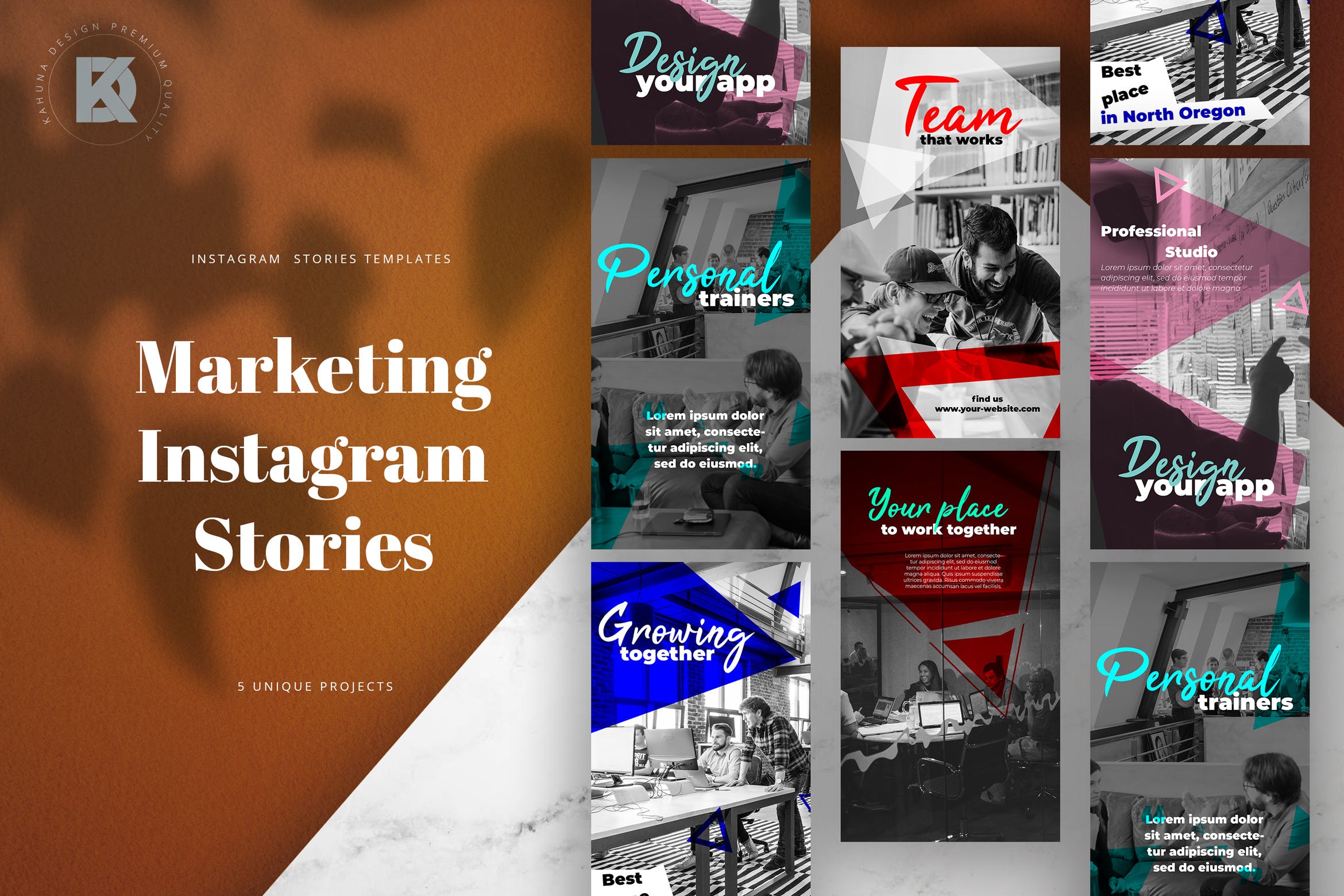 Instagram社交平台营销广告Banner设计模板第一素材精选 Instagram Marketing Banners Pack插图