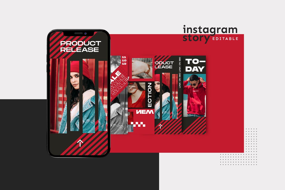 女士服饰促销活动Instagram社交平台推广素材 Instagram Story Template插图1 女士服饰促销活动Instagram社交平台推广素材 Instagram Story Template插图1