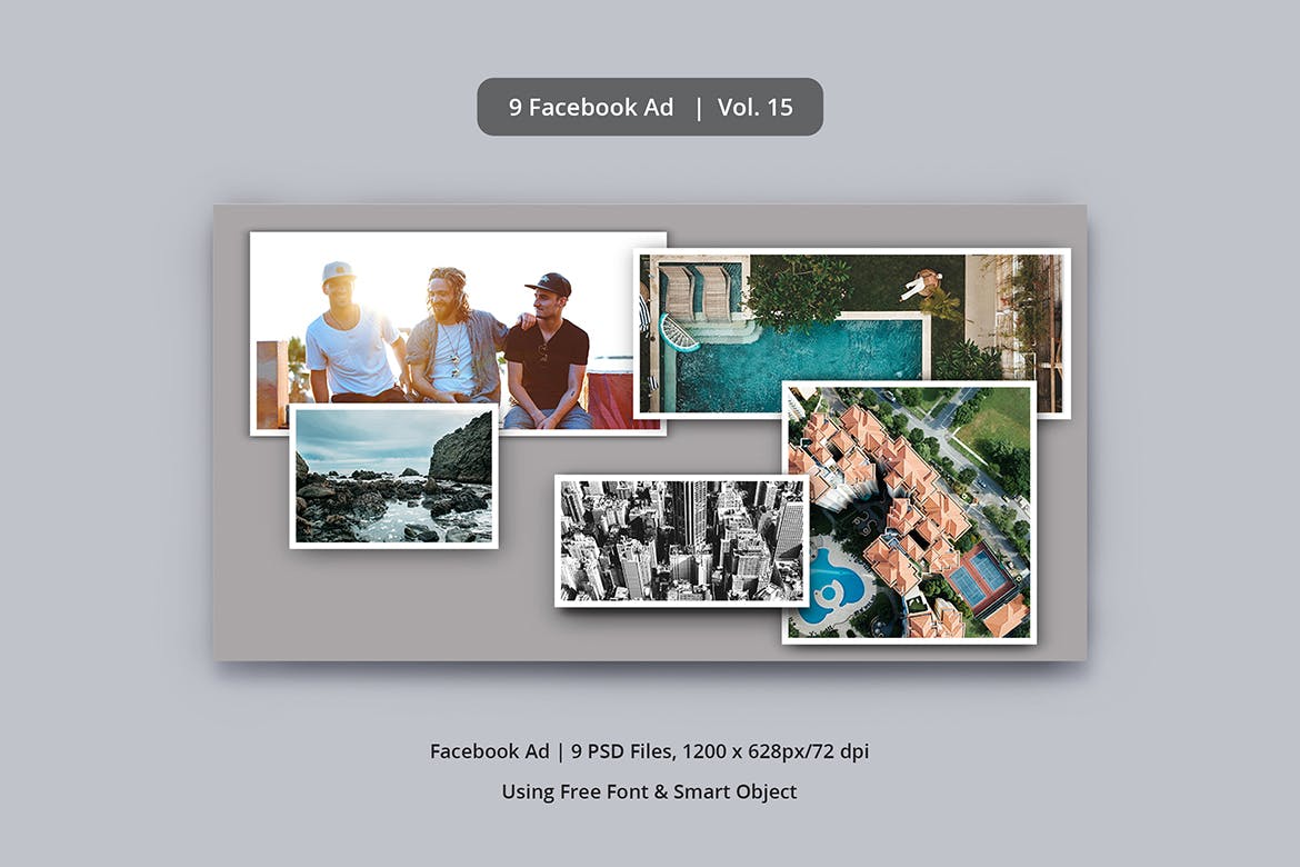 Facebook社交平台广告Banner设计模板第一素材精选v15 Facebook Ad Vol. 15插图