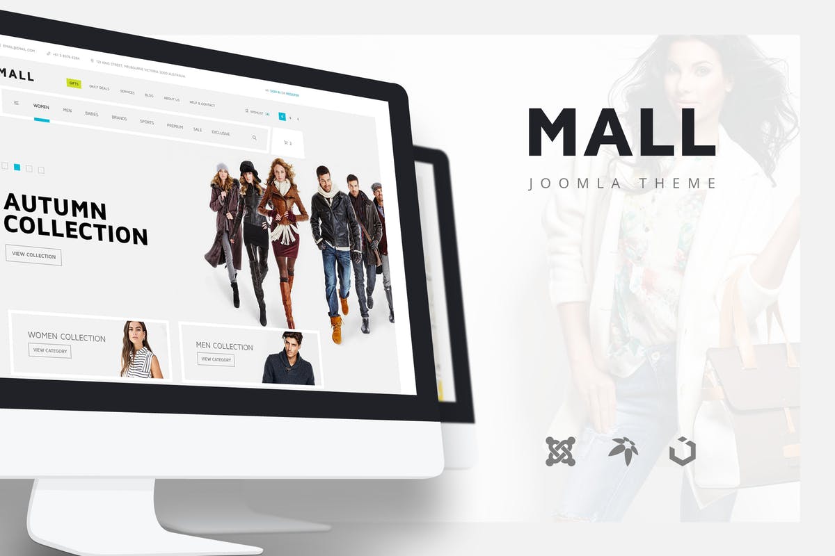 多用途电子商务购物网站响应式Joomla模板蚂蚁素材精选 Mall — Multi-Purpose eCommerce Responsive Template插图