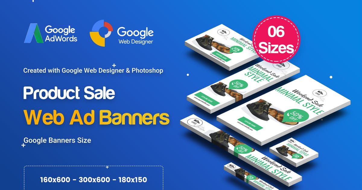 电商单品促销谷歌广告Banner设计模板 C16 – Product Sale Banners HTML5 Ad插图