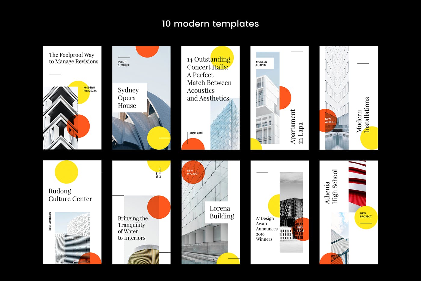 Instagram社交新媒体品牌故事推广设计模板第一素材精选v21 Instagram Stories Kit (Vol.21)插图(1)