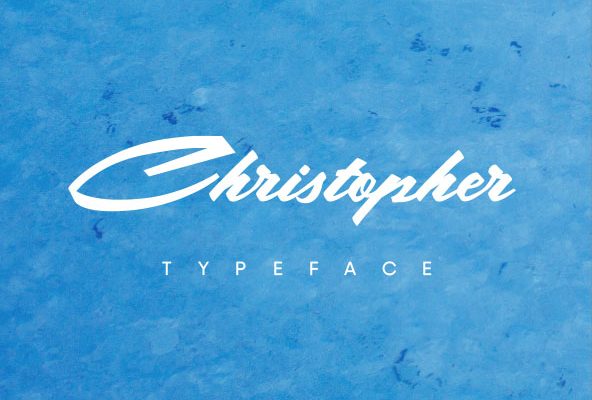 书法/手写风格英文斜体字体 Christopher Calligraphic Typeface缩略图 书法/手写风格英文斜体字体 Christopher Calligraphic Typeface