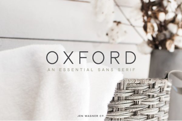 无衬线英文字体 Oxford | NEW UDPATE!缩略图 无衬线英文字体 Oxford | NEW UDPATE!