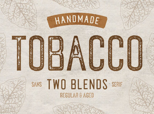 复古风格设计适用的英文无衬线字体 Tobacco Sans Serif Font