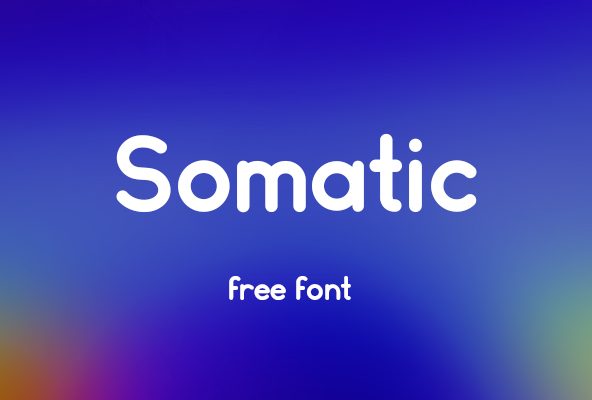 圆润平滑英文无衬线字体 Somatic Free Font