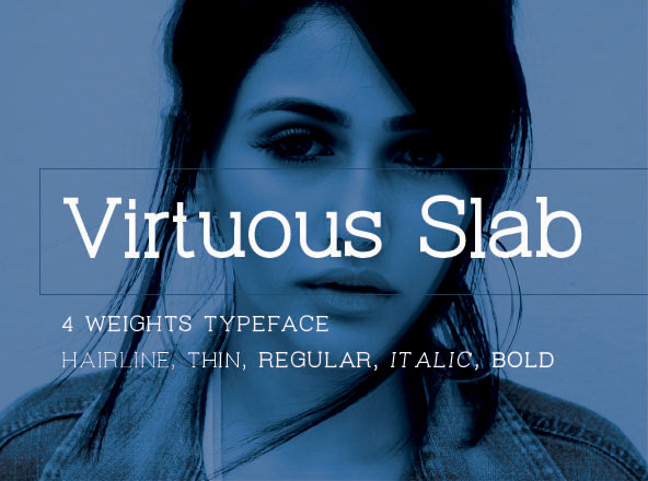 优秀网页设计排版英文衬线字体 Virtuous Slab Font缩略图 优秀网页设计排版英文衬线字体 Virtuous Slab Font