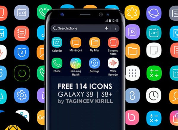Galaxy S8/S8+ 免费Sketch图标 Free Icons Galaxy S8/S8+缩略图 Galaxy S8/S8+ 免费Sketch图标 Free Icons Galaxy S8/S8+