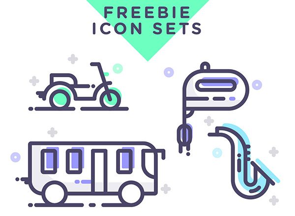多个主题特色图标合集 Free Assorted Vector Icons缩略图 多个主题特色图标合集 Free Assorted Vector Icons