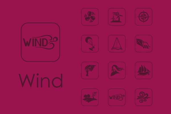 16枚简约风主题图标 16 wind simple icons缩略图 16枚简约风主题图标 16 wind simple icons