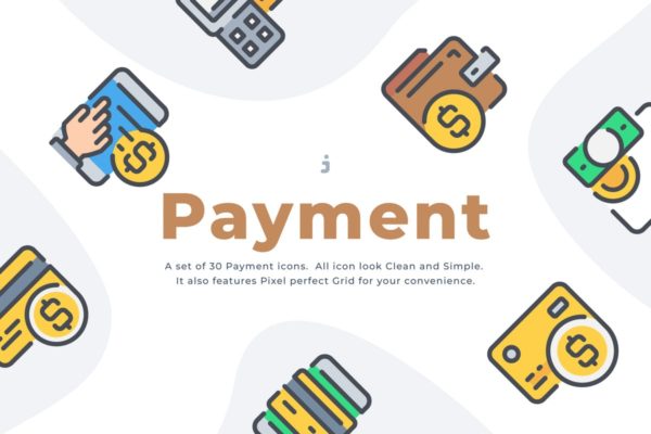 30枚电子商务购物支付工具矢量图标合集 30 Payment Method icon set缩略图 30枚电子商务购物支付工具矢量图标合集 30 Payment Method icon set