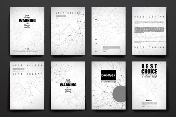 分子几何机构图形背景小册子合集 Molecular brochures缩略图 分子几何机构图形背景小册子合集 Molecular brochures