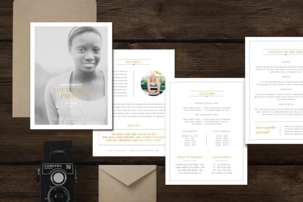 4页人物杂志模板 Senior 4-Page Magazine Template缩略图 4页人物杂志模板 Senior 4-Page Magazine Template