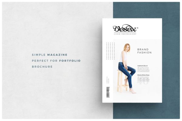 时尚范儿杂志模板 Magazine Template缩略图 时尚范儿杂志模板 Magazine Template