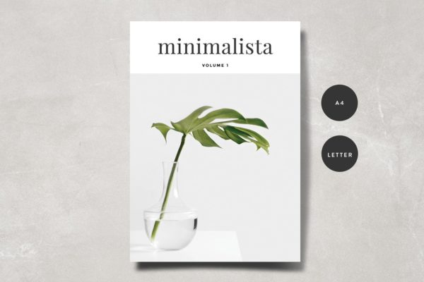 多用途的设计杂志模板 Minimalista Magazine缩略图 多用途的设计杂志模板 Minimalista Magazine