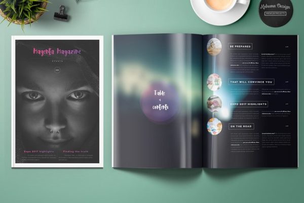 潮流时尚生活杂志模板 Magenta Magazine缩略图 潮流时尚生活杂志模板 Magenta Magazine