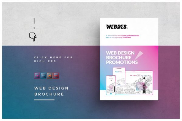 科技公司企业画册模板 Web Design Brochure缩略图 科技公司企业画册模板 Web Design Brochure