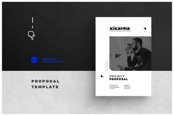 黑白风产品品牌企业画册设计模板 Proposal Template缩略图 黑白风产品品牌企业画册设计模板 Proposal Template