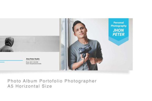 摄影师个人优秀作品展示电子相册模板 Photo Album Portofolio Photographer缩略图 摄影师个人优秀作品展示电子相册模板 Photo Album Portofolio Photographer