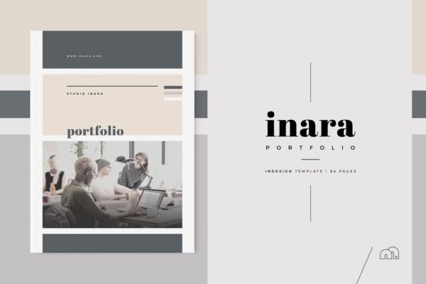 经典通用性企业宣传册设计模板 Portfolio – Inara缩略图 经典通用性企业宣传册设计模板 Portfolio – Inara