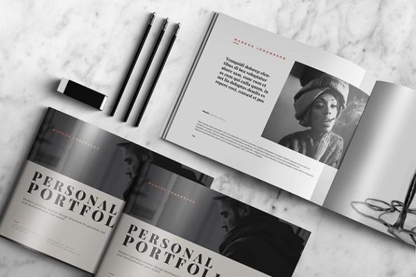 企业画册产品手册设计模板v1 Portfolio Brochure Vol.1