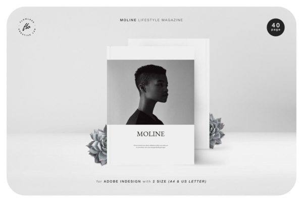 MOLINE时尚生活杂志图册设计模板缩略图 MOLINE时尚生活杂志图册设计模板