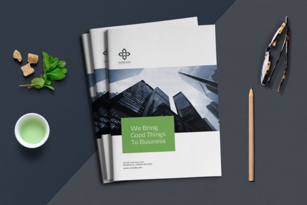 高逼格企业宣传画册设计模板素材 Business Brochure Template缩略图 高逼格企业宣传画册设计模板素材 Business Brochure Template
