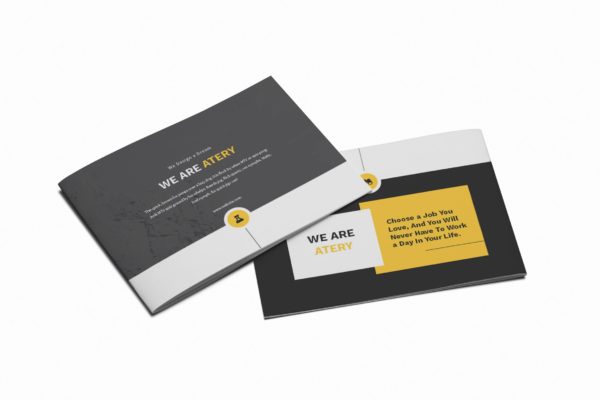 顶尖人才A5横版个人简历画册设计模板 Atery Resume CV A5 Brochure Template缩略图 顶尖人才A5横版个人简历画册设计模板 Atery Resume CV A5 Brochure Template