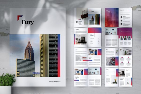 创意代理公司简介&案例介绍企业画册设计模板 FURY Creative Agency Company Profile Brochures缩略图 创意代理公司简介&案例介绍企业画册设计模板 FURY Creative Agency Company Profile Brochures