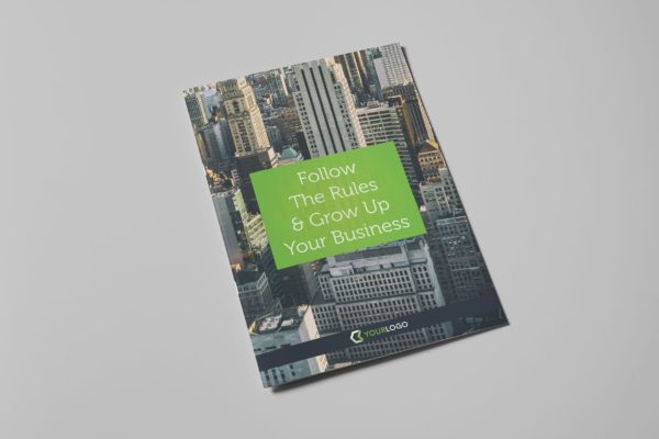 公司宣传册/企业画册设计INDD模板 Corporate Business Brochure