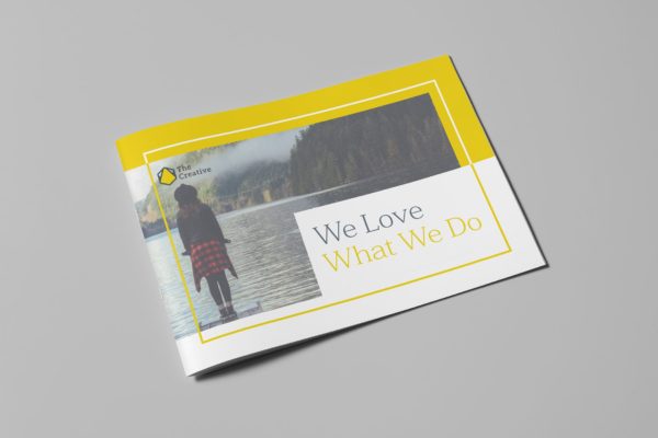 创意公司横版画册设计模板v2 The Creative Brochure – Landscape Vol.2