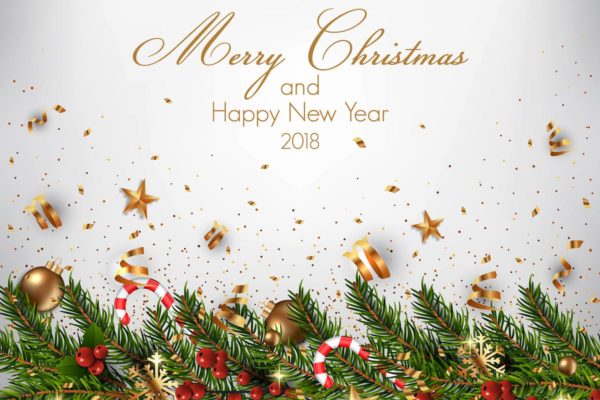 现代圣诞节&新年贺卡设计模板 Modern Merry Christmas and Happy New Year Cards