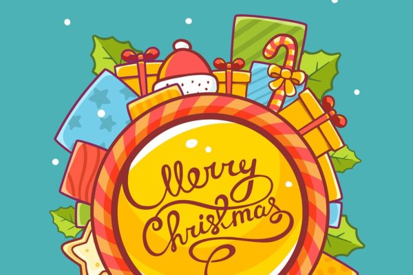圣诞节主题贺卡设计模板合集 Big collection of christmas cards缩略图 圣诞节主题贺卡设计模板合集 Big collection of christmas cards