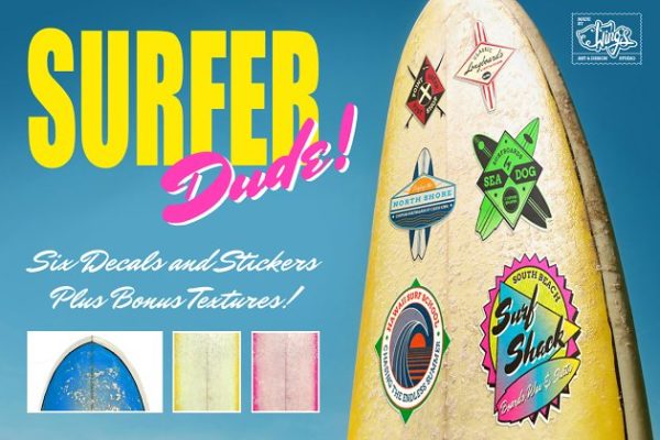 冲浪&沙滩主题Logo模板 Surf and Beach Style Logos