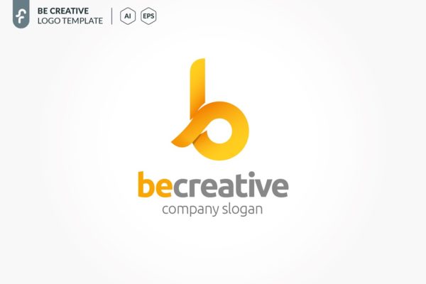 创意字母Logo模板系列之字母B B Letter Logo