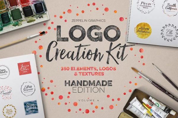 创意Logo大师养成计划-Logo设计“工具箱” Logo Creation Kit Vol.4
