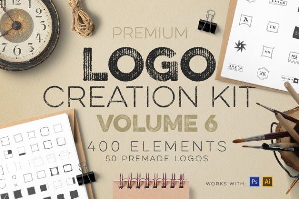 Logo标志创意设计套件v6 Logo Creation Kit Vol.6缩略图 Logo标志创意设计套件v6 Logo Creation Kit Vol.6