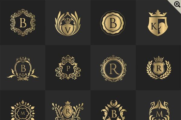 32款奢华品牌logo模板(PSD) 32 Luxury logo set (PSD)缩略图 32款奢华品牌logo模板(PSD) 32 Luxury logo set (PSD)