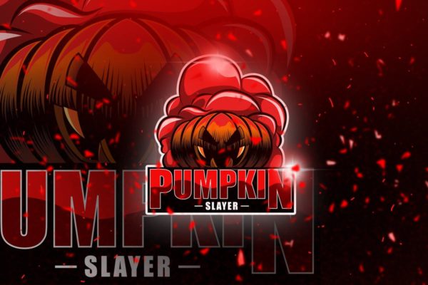 红南瓜电子竞技吉祥物Logo标志设计模板 Pumkin – Mascot & Esport Logo缩略图 红南瓜电子竞技吉祥物Logo标志设计模板 Pumkin – Mascot & Esport Logo